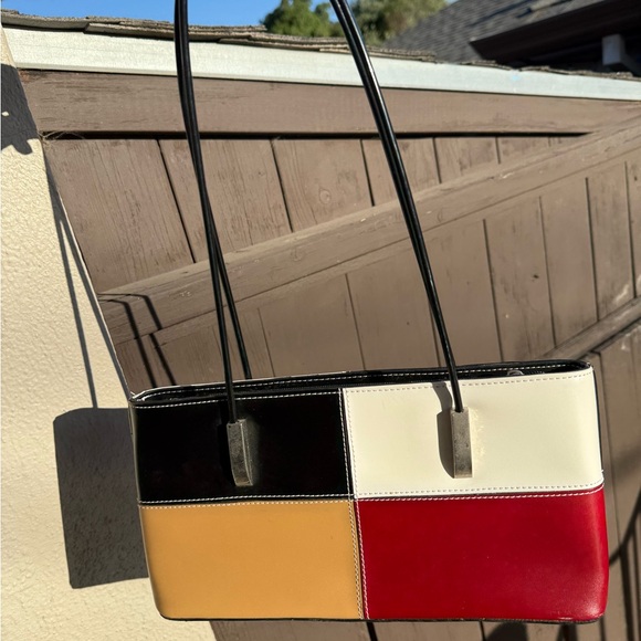 Vintage Colorblock Should Bag - Picture 2 of 7